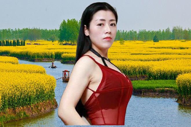 苗甜不敢去看风花影的脸，只要低下头来，结果看到了她的胸