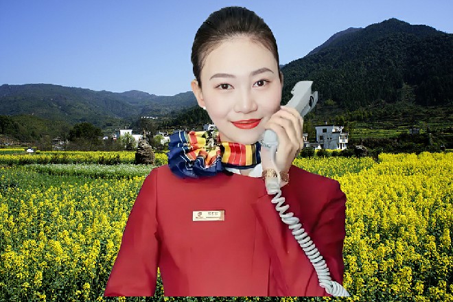 我说，你站在门口干嘛，不知道的人，以为你是保安呢