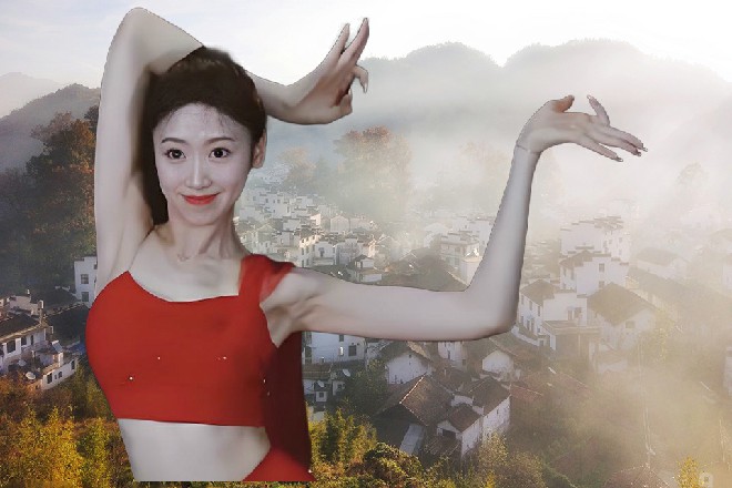 而红色妖姬再次向着他落了过来，跟随着奥拉的身体一起下落