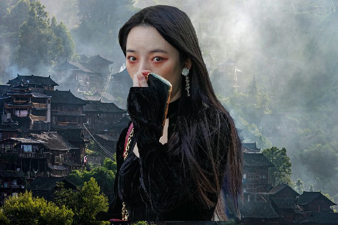 他一掌拍在艾伦的盾牌上，顿时发出一声敲钟般的闷响