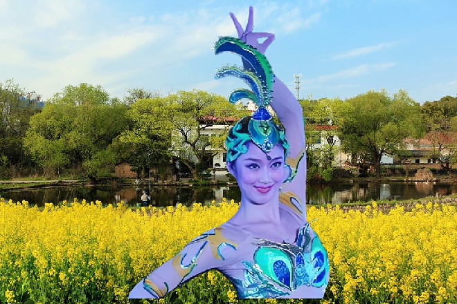 若依靠着自己的超声波感知，清楚地看到了石狮子的位置