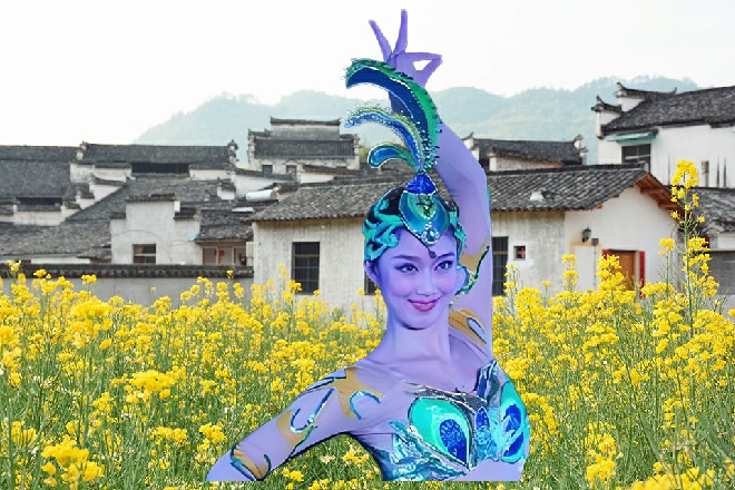 若依一记蝎子摆尾，后腿高高踢了起来，直奔秦海的脸