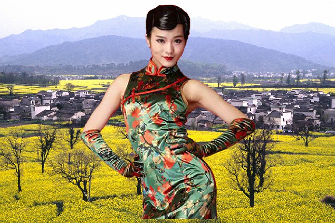 若依故作害怕地说道：难道要欺负我这个华山的小弟子么