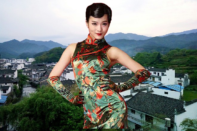 男子训斥了女子，他更加的傲慢，连看都不看若依一眼
