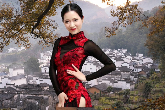 若依点点头，离老远我就闻到她身上那股特别的香水味了