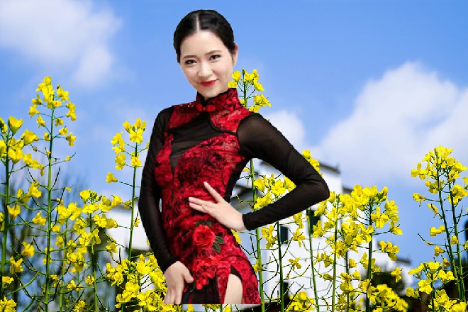 刚刚还牛炸天的唐先生，此时却萎了，不敢面对身前的红色妖姬